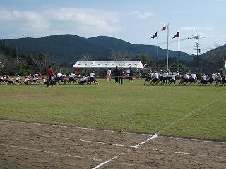 つなひきのようす