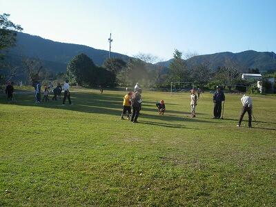 グランドゴルフのようす