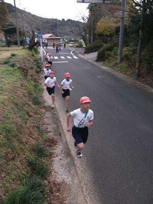 駅伝競走のようす