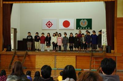 3～6年　群読のようす