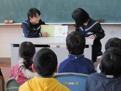 中学校の読み聞かせ01 中学校の読み聞かせ01