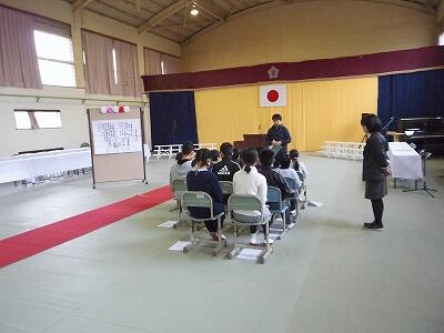 入学式練習 入学式練習