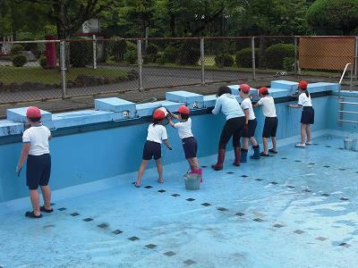 プール清掃02 プール清掃02