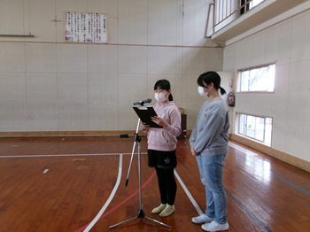 子どもたちが進めてくれました