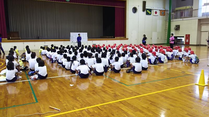 室内アスレチックの開始式