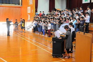 ４年生の合奏の様子