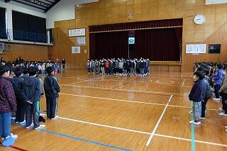 お別れ集会の様子