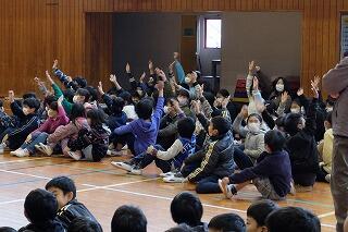 お別れ集会の様子