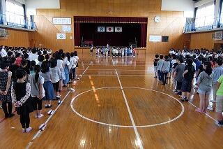 対面式の様子 対面式の様子