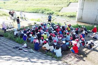 横市川での様子