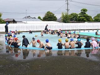 水遊びの様子