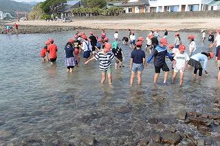 青島海岸の様子