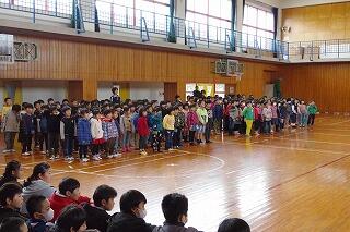 お別れ集会の様子