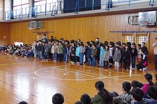 お別れ集会の様子 お別れ集会の様子