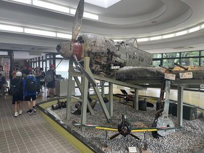 さまざまな展示物が胸を打ちます