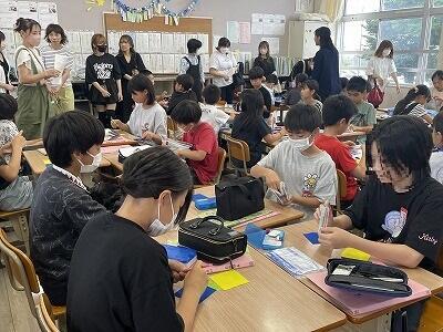 一緒に作業してくださいました