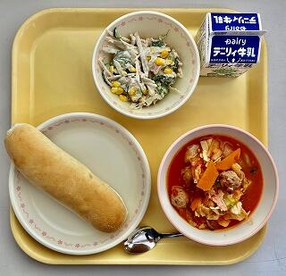 １２月１８日の給食