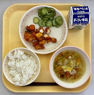 １月１９日の給食
