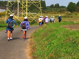 遠足みたいで楽しいなぁ