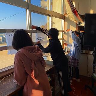 きれいになって朝日がまぶしい！