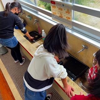 インクを片付けるのは大変…