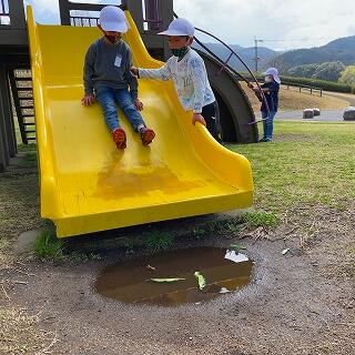 水たまり、どうする？