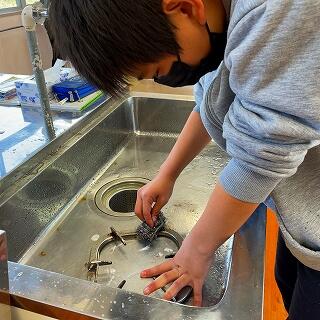 焦げているところは大変です