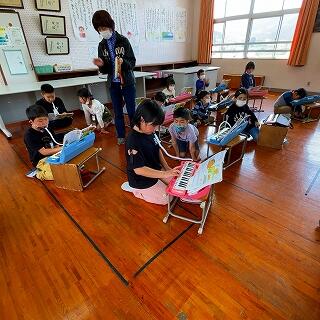 リズムに合わせてね