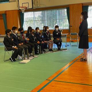 先生からの最後のお話です