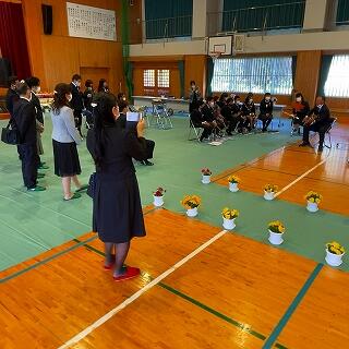 あたたかい卒業式でした