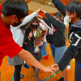 次の学校でもがんばってください！