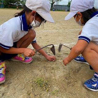 １年生もがんばっています