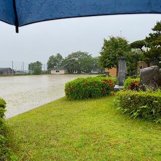 雨…