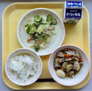 ６月２３日の給食