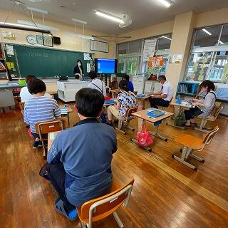 １年生の教室ですよ