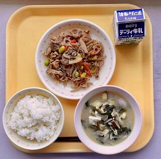 ９月１日の給食