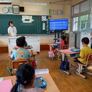 １年生の授業です