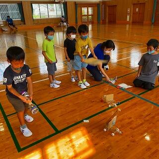 風の力でコントロールしてね