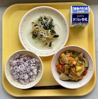 ９月２７日の給食