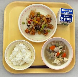 １０月１９日の給食