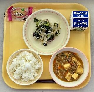 １０月２２日の給食