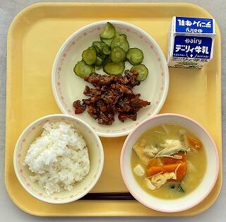 １０月２６日の給食