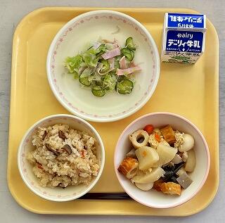 １０月２９日の給食