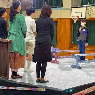 代表児童からのお礼のことば