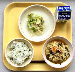 ９月１日の給食