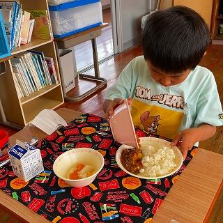 ご飯にかけて…っと