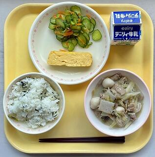 ４月１５日の給食
