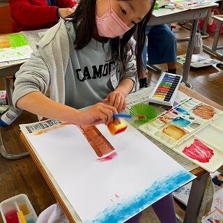 スポンジのスタンプ