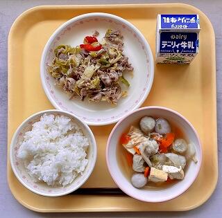 ４月２２日の給食