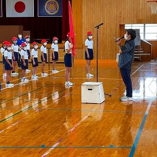 初めての全体練習。がんばりましょう！